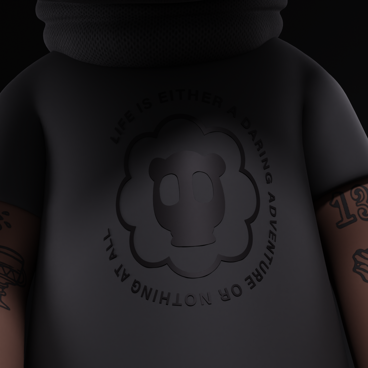 BeastBasics "Daring Adventures" Black T-Shirt (Digital Download)