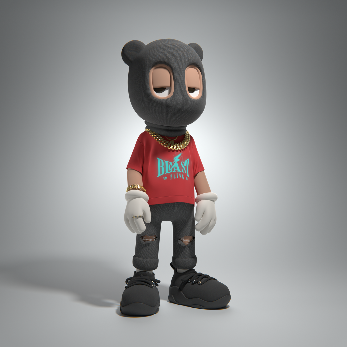 "Human" Oversized Crew Neck T-Shirt