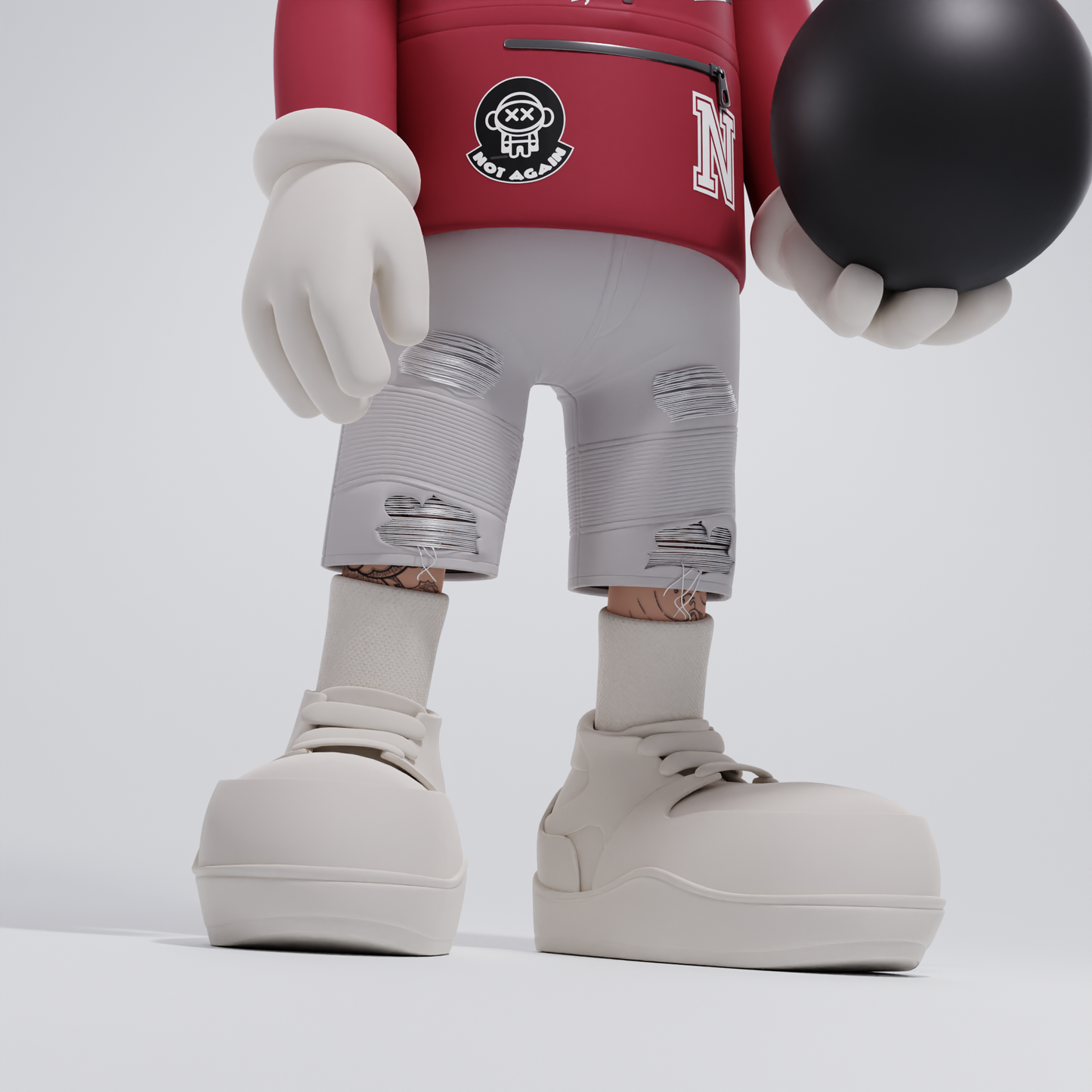 XX "BIKER" Denim Shorts (Digital Download)