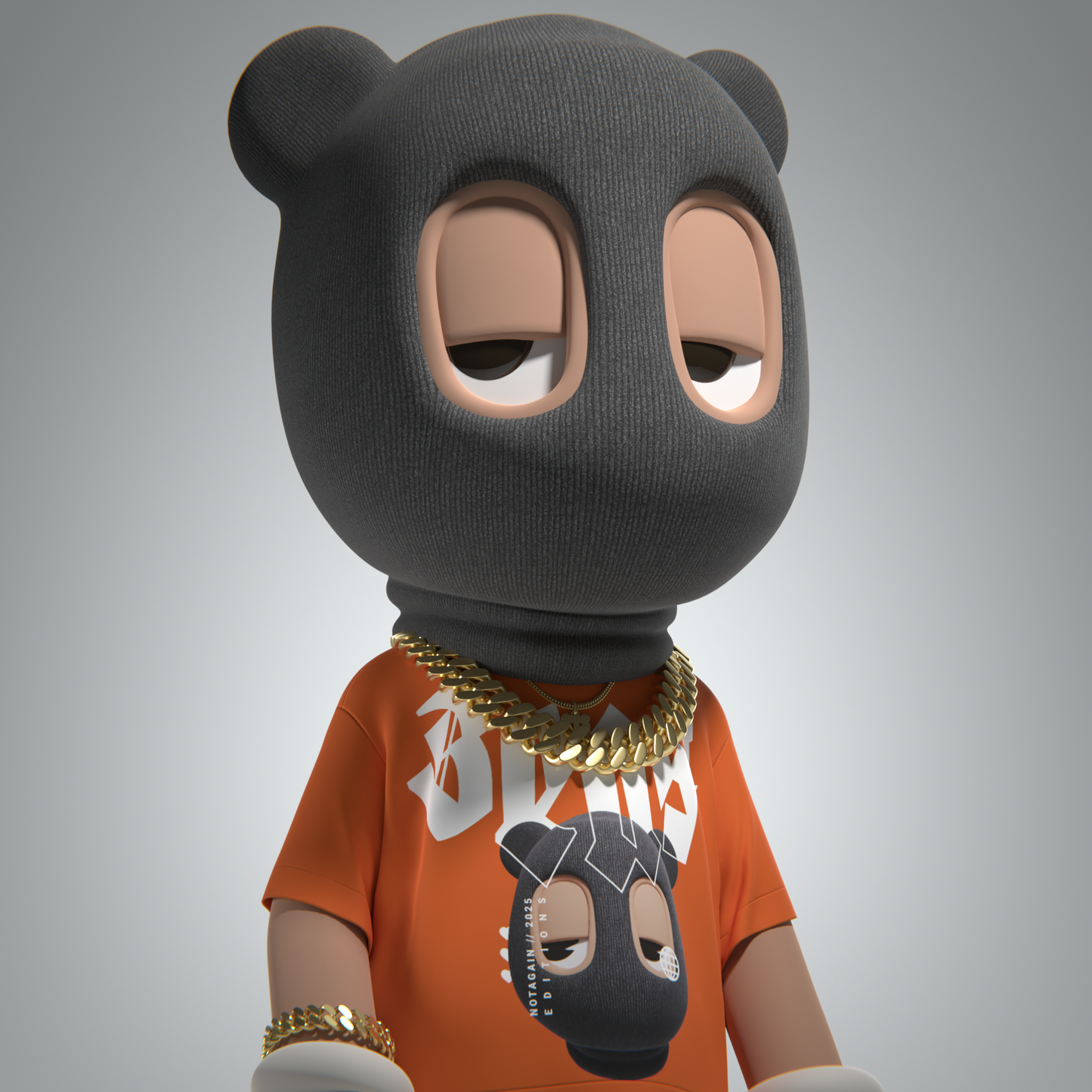 "Face It" Oversized Crew Neck T-Shirt