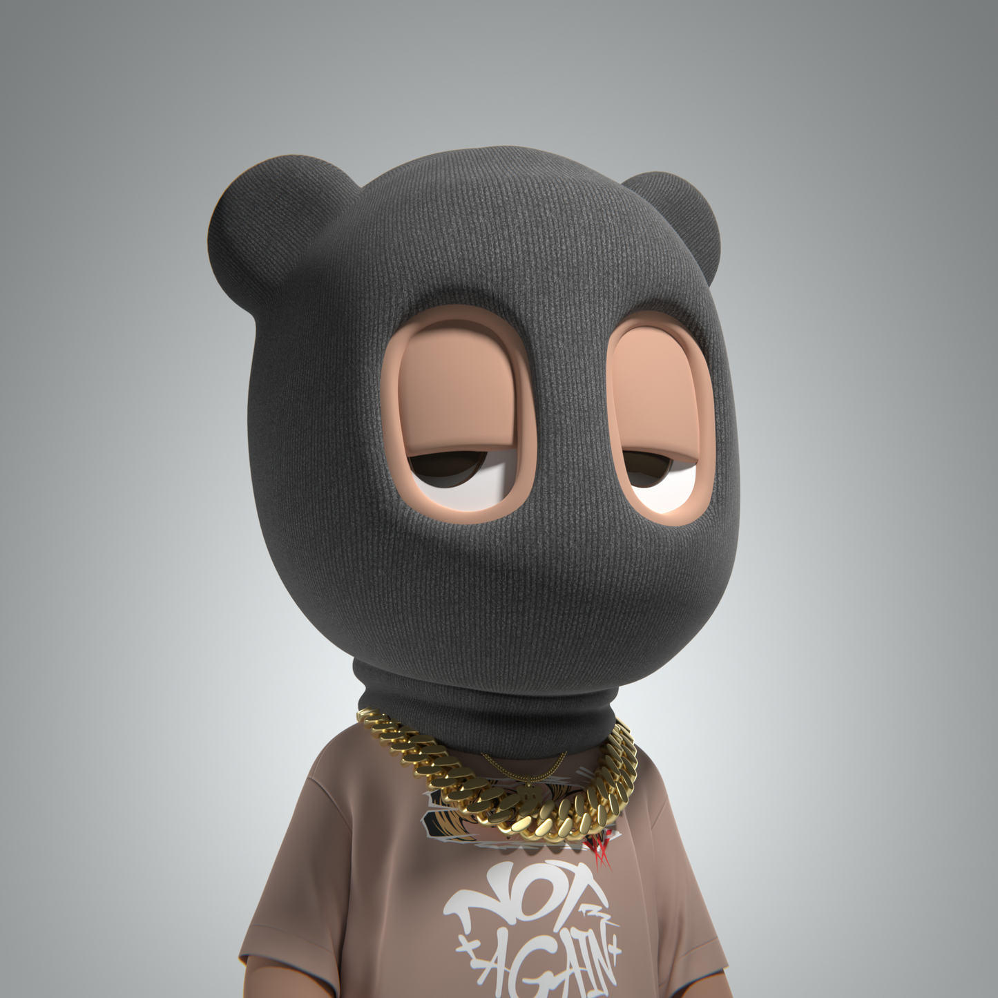 "Otaku" Oversized Crew Neck T-Shirt
