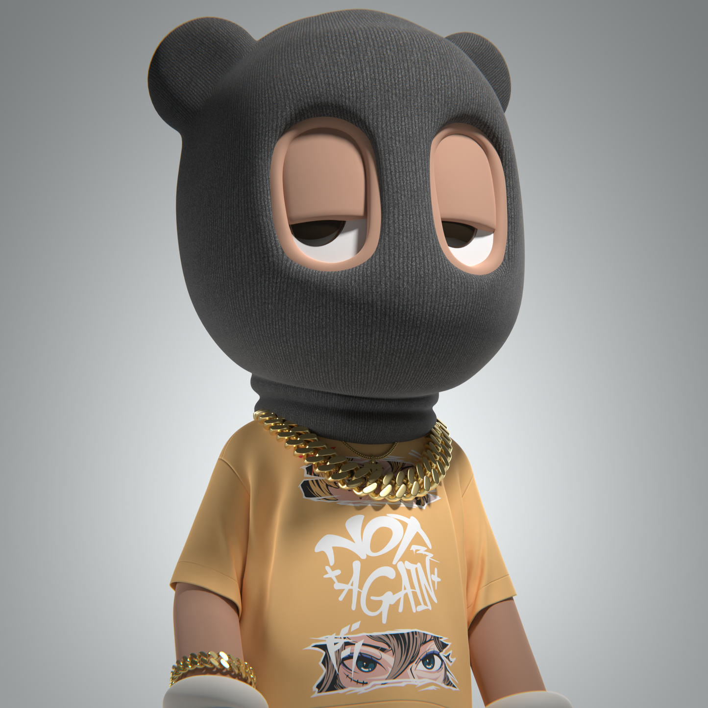 "Otaku" Oversized Crew Neck T-Shirt