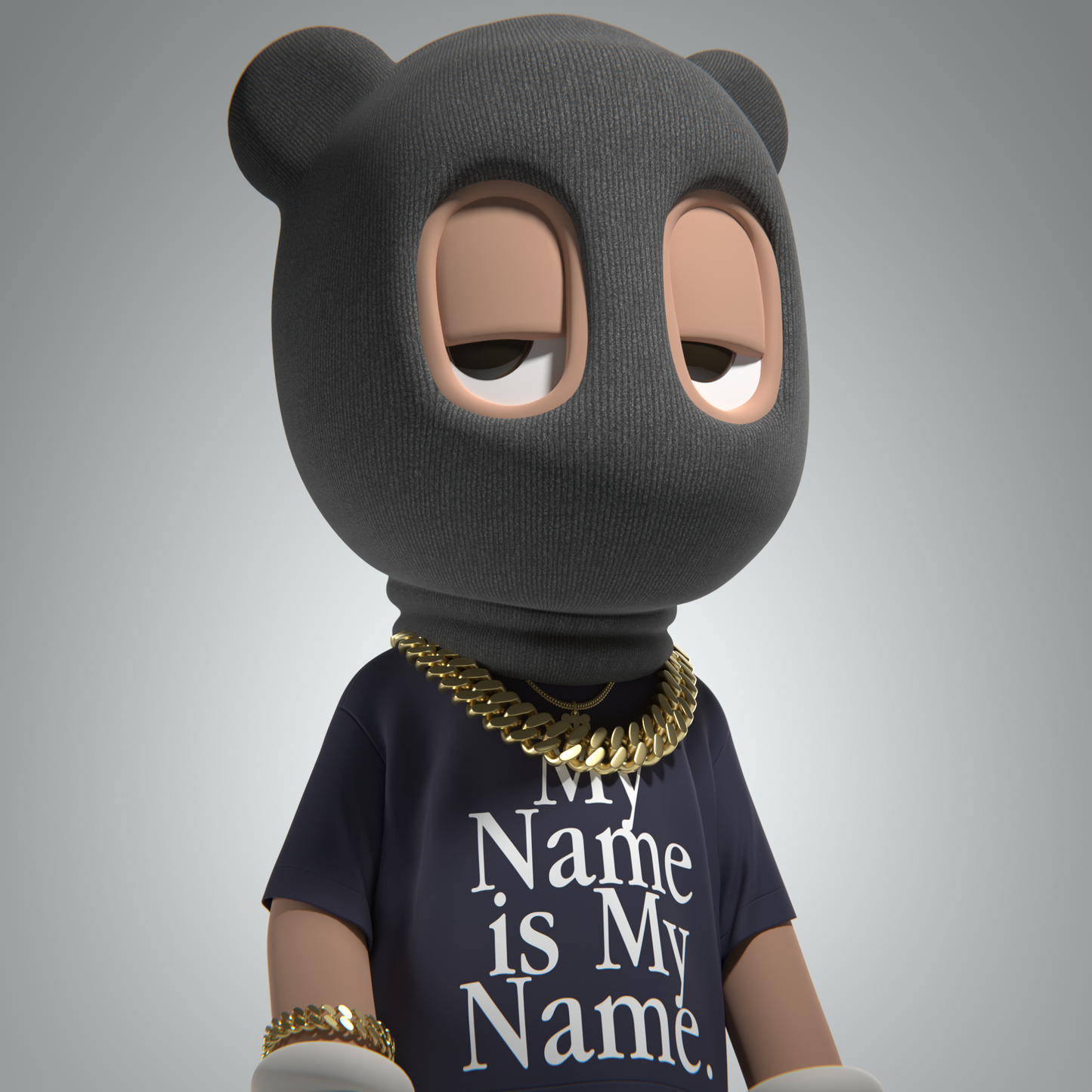 "My Name Is My Name" Oversized Crew Neck T-Shirt