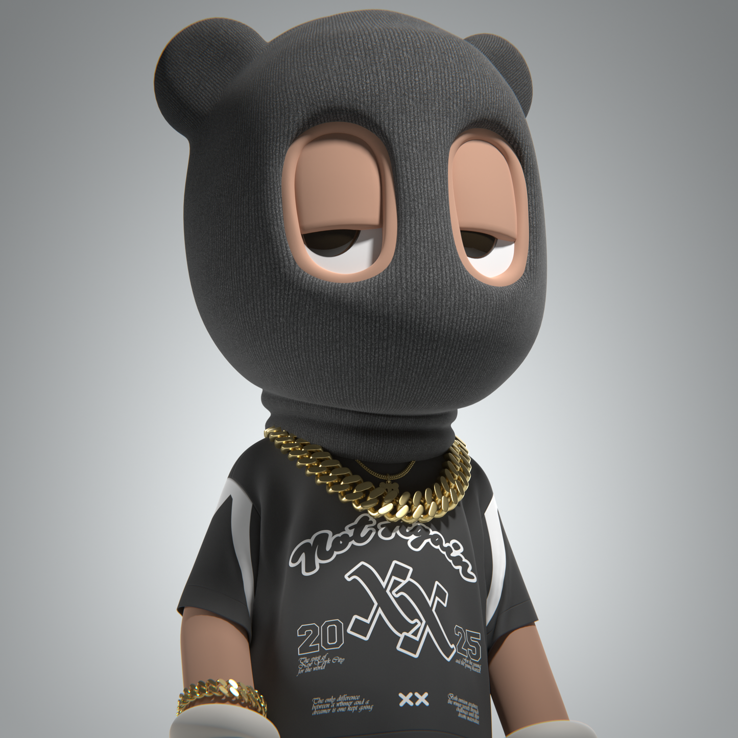 "Rich Gang" Oversized Crew Neck T-Shirt