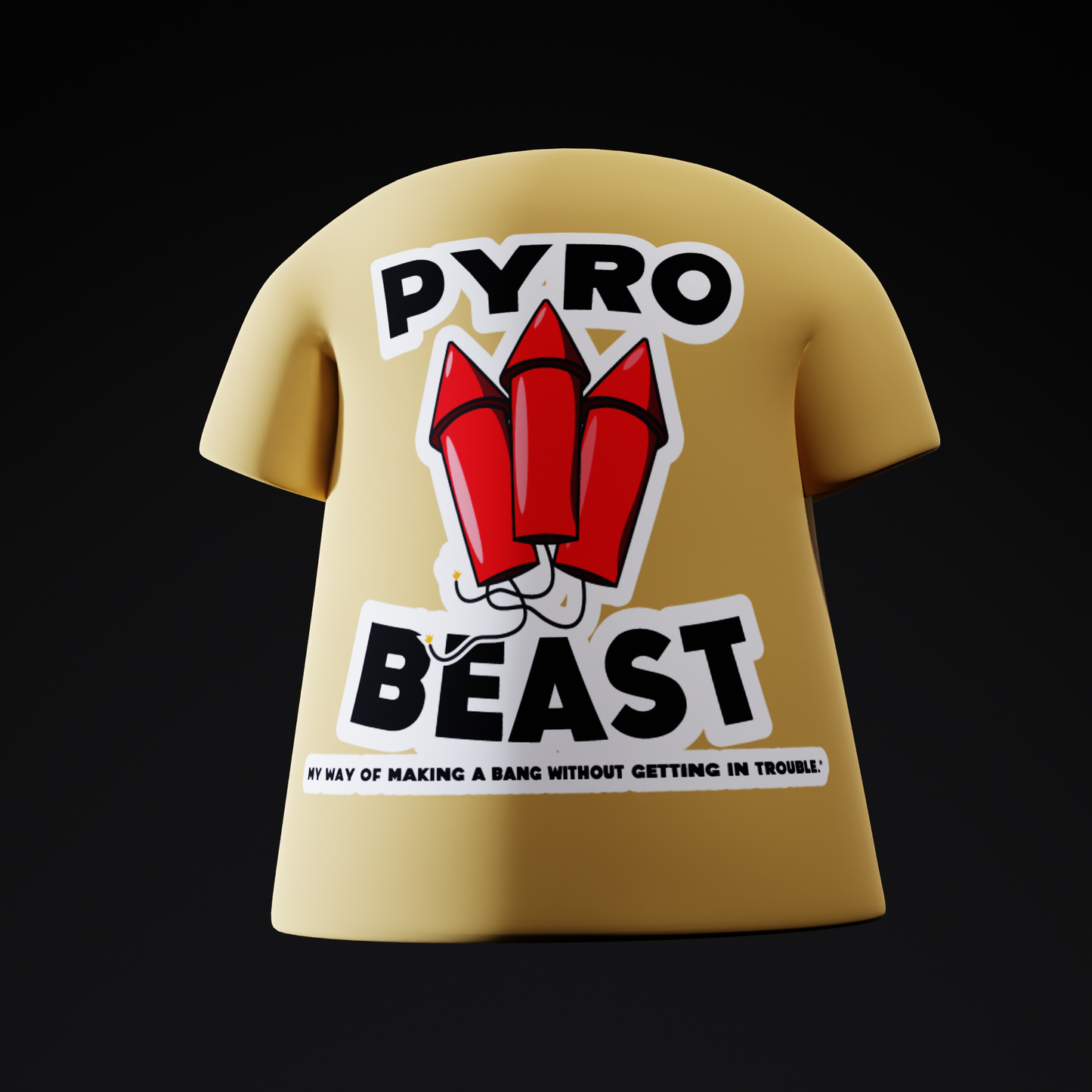 Pyro Beast T Shirt (Digital Download)